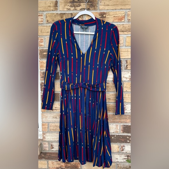 Modcloth Dresses Modcloth Fit Flare Longsleeve Pencil Dress Size M